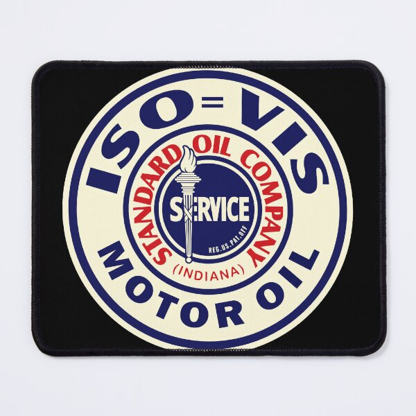 Item preview, ISO VIS Motor Oil vintage sign reproduction designed and sold by htrdesigns.