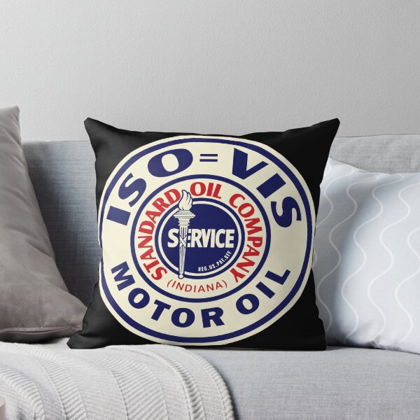 Item preview, ISO VIS Motor Oil vintage sign reproduction designed and sold by htrdesigns.