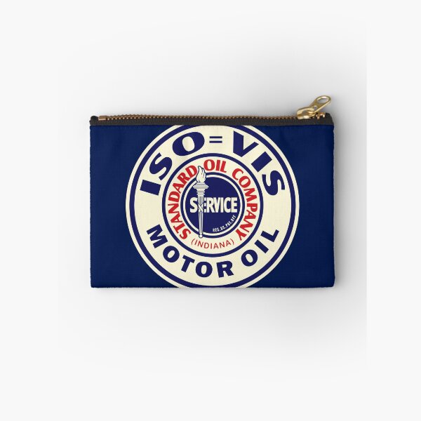 Item preview, ISO VIS Motor Oil vintage sign reproduction designed and sold by htrdesigns.