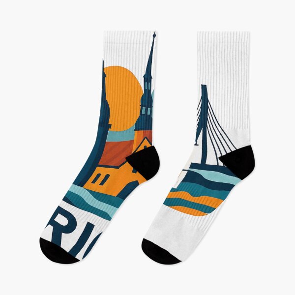 Item preview, Riga Latvia Travel Souvenir - House of Blackheads & Old Town Art designed and sold by OzzFrequency.