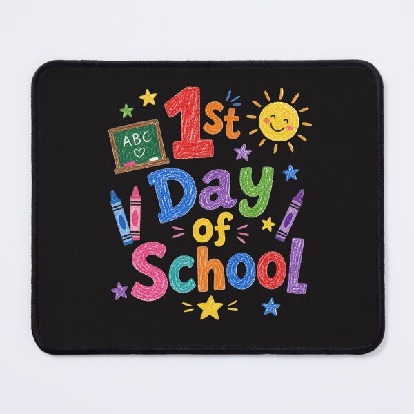 Item preview, 1st Day of School - Crayon Rainbow ABC Sunshine Design designed and sold by Lozarux.