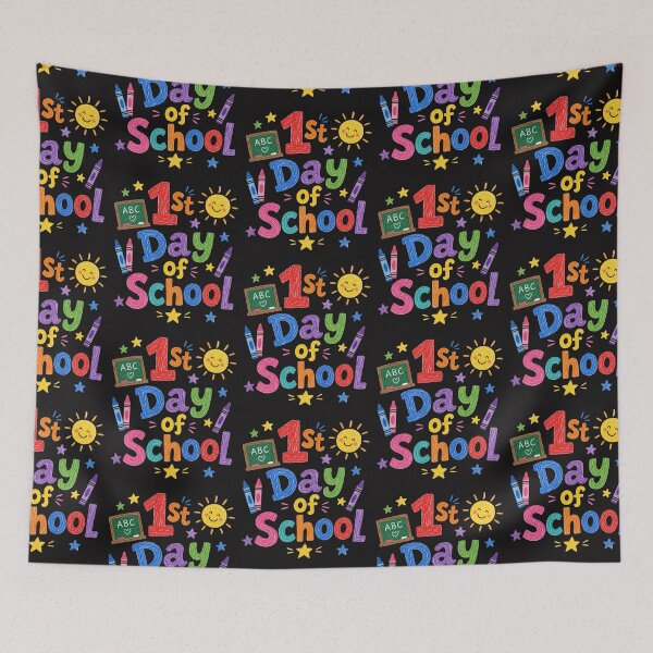 Item preview, 1st Day of School - Crayon Rainbow ABC Sunshine Design designed and sold by Lozarux.