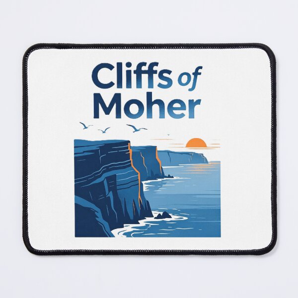 Item preview, Cliffs of Moher – Iconic Irish Coastal Landscape Travel Design designed and sold by VladisWorld.