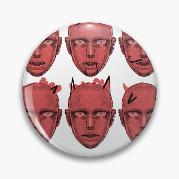 Item preview, Devils Six Faces Arabic Script Illustration designed and sold by Brokenfinger.