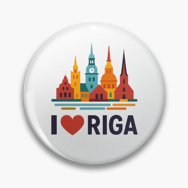Item preview, Riga Latvia Travel Souvenir - House of Blackheads & Old Town Art designed and sold by OzzFrequency.