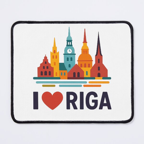 Item preview, Riga Latvia Travel Souvenir - House of Blackheads & Old Town Art designed and sold by OzzFrequency.