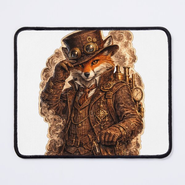 Item preview, Steampunk Fox designed and sold by VerdePegajoso.