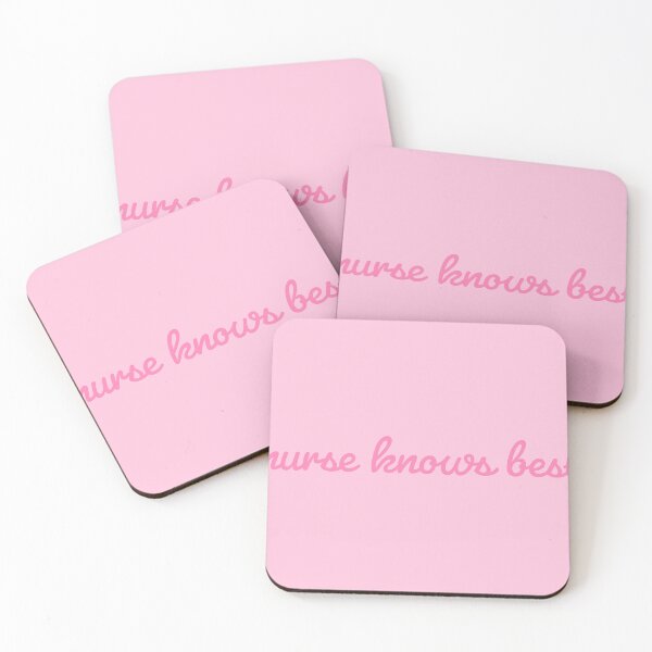 Item preview, Nurse Knows Best - pink cursive script designed and sold by titanic415.