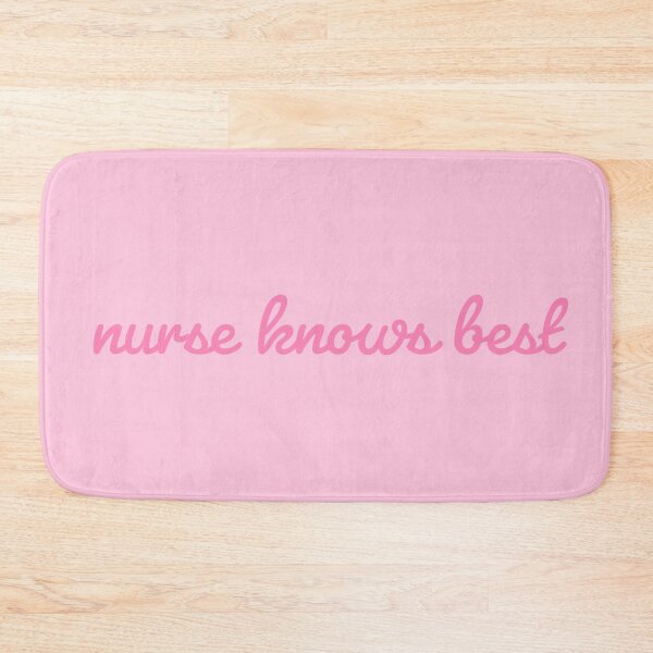 Item preview, Nurse Knows Best - pink cursive script designed and sold by titanic415.