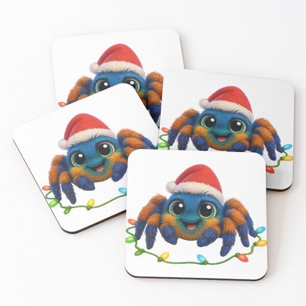 Item preview, Christmas Green Bottle Blue Tarantula designed and sold by Sillytoe.