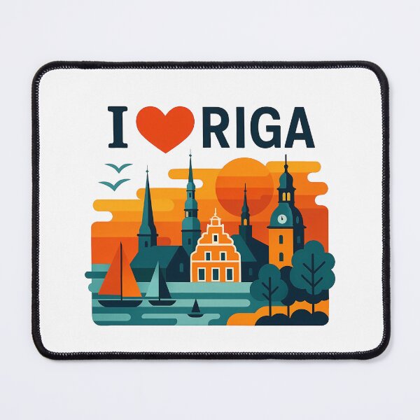 Item preview, Riga Latvia Travel Souvenir - House of Blackheads & Old Town Art designed and sold by OzzFrequency.