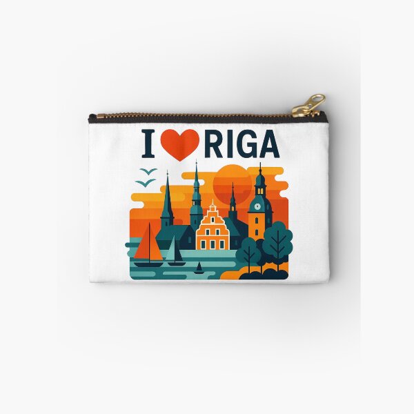 Item preview, Riga Latvia Travel Souvenir - House of Blackheads & Old Town Art designed and sold by OzzFrequency.