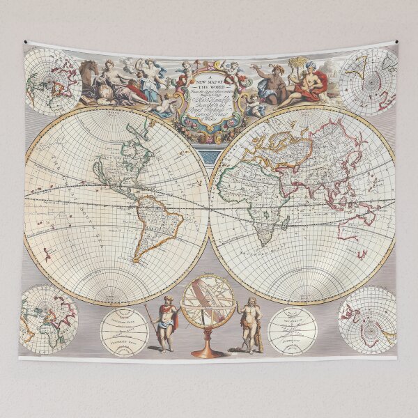 Item preview, A New Map of the World from the Latest Observations (c. 1720) designed and sold by interdesigner.