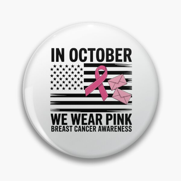 Item preview, In October We Wear Pink Breast Cancer Awareness  | Postal Worker Pink Ribbon | USPS Support Gift designed and sold by 76Valeria.