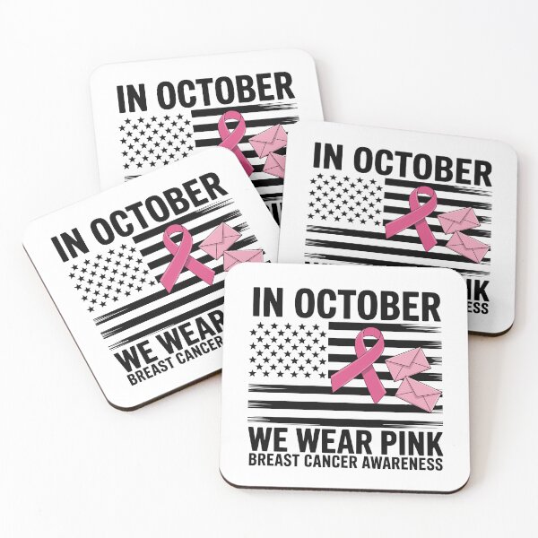 Item preview, In October We Wear Pink Breast Cancer Awareness  | Postal Worker Pink Ribbon | USPS Support Gift designed and sold by 76Valeria.