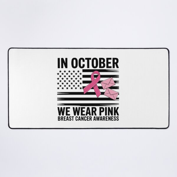 Item preview, In October We Wear Pink Breast Cancer Awareness | Postal Worker Pink Ribbon | USPS Support Gift designed and sold by 76Valeria.