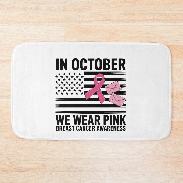 Item preview, In October We Wear Pink Breast Cancer Awareness  | Postal Worker Pink Ribbon | USPS Support Gift designed and sold by 76Valeria.