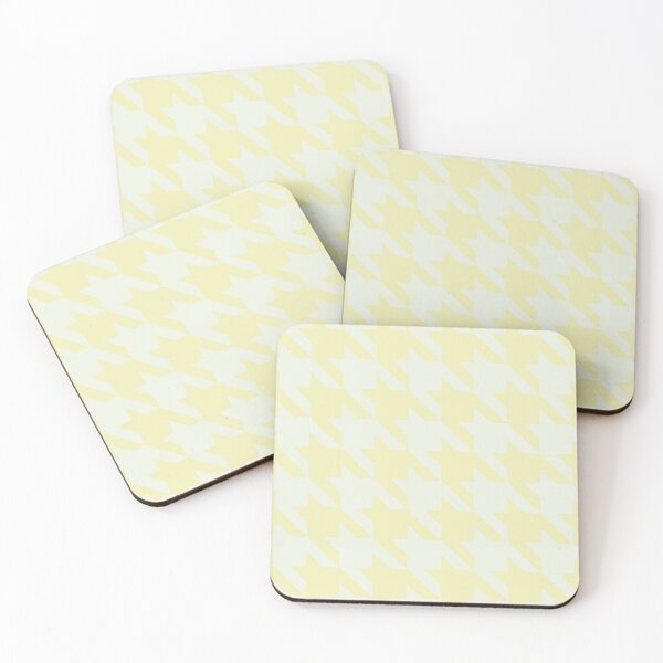 Item preview, Houndstooth // Straw Cream designed and sold by House of KE Designs.