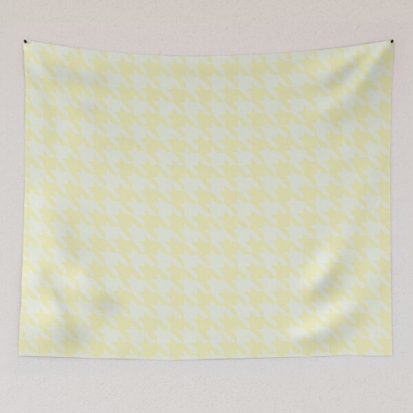 Item preview, Houndstooth // Straw Cream designed and sold by House of KE Designs.