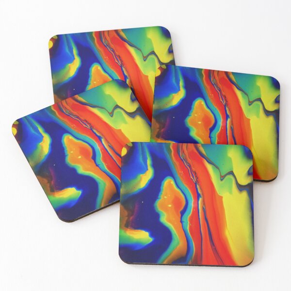Item preview, Rainbow Slick - Abstract Acrylic Painting designed and sold by JTLenny.