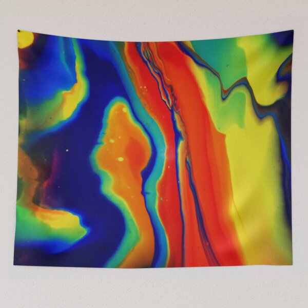 Item preview, Rainbow Slick - Abstract Acrylic Painting designed and sold by JTLenny.