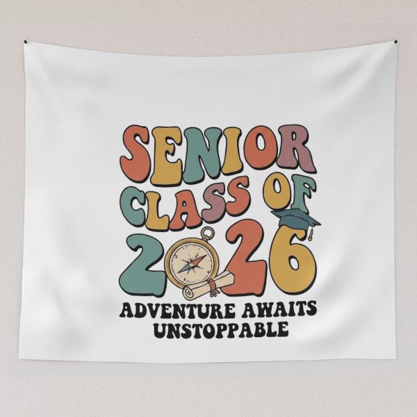 Item preview, Senior Class Of 2026 Retro Adventure Quote designed and sold by sb123535.