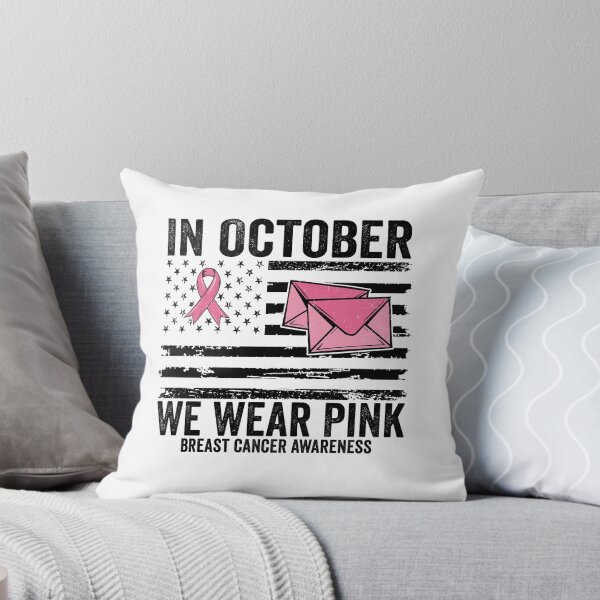 Item preview, In October We Wear Pink Breast Cancer Awareness  | Postal Worker Pink Ribbon | USPS Support Gift designed and sold by 76Valeria.