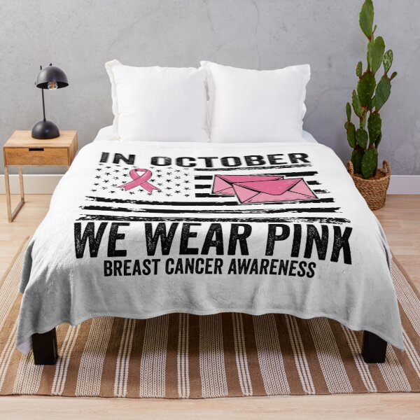 Item preview, In October We Wear Pink Breast Cancer Awareness | Postal Worker Pink Ribbon | USPS Support Gift designed and sold by 76Valeria.