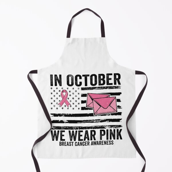 Item preview, In October We Wear Pink Breast Cancer Awareness | Postal Worker Pink Ribbon | USPS Support Gift designed and sold by 76Valeria.