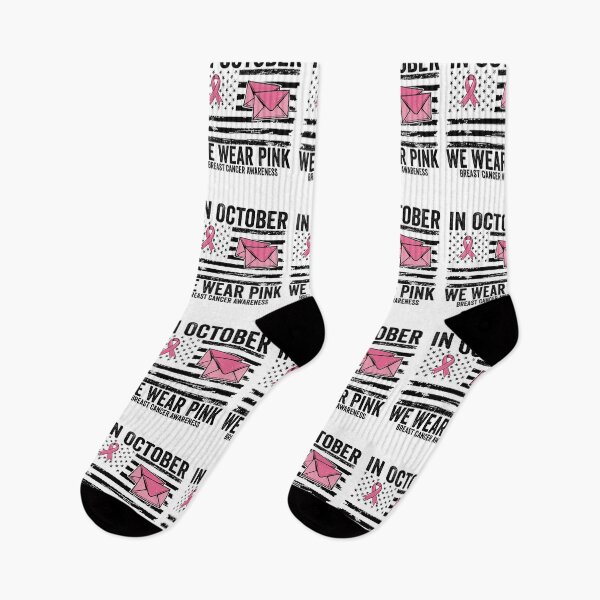 Item preview, In October We Wear Pink Breast Cancer Awareness  | Postal Worker Pink Ribbon | USPS Support Gift designed and sold by 76Valeria.