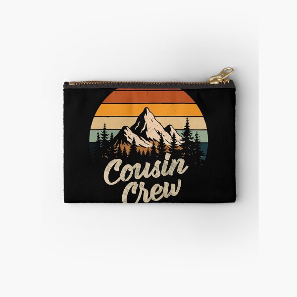 Item preview, Cousin Crew Mountain Hiking - Retro Sunset Outdoor Art designed and sold by BendyBeasts.