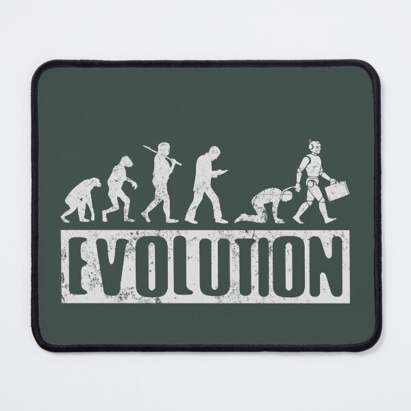 Item preview, No AI / Anti-AI Symbol - Evolution designed and sold by Frank J. Art.