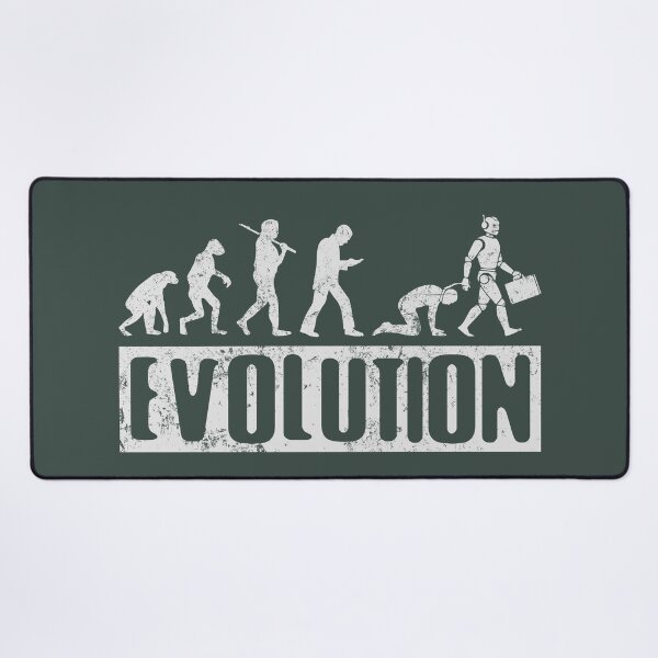 Item preview, No AI / Anti-AI Symbol - Evolution designed and sold by Frank J. Art.