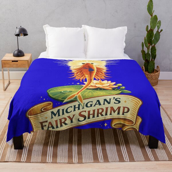 Item preview, Michigan Fairy Shrimp | Great Lakes Nature Artwork designed and sold by FreshWaterWares.