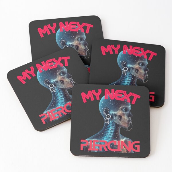Item preview, My Next Piercing X-Ray Skull | Alternative Goth Punk Body Art Design designed and sold by Genius Geek.