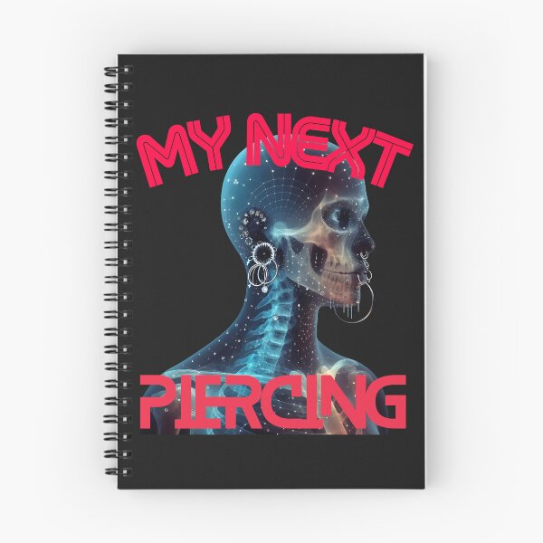 Item preview, My Next Piercing X-Ray Skull | Alternative Goth Punk Body Art Design designed and sold by Genius Geek.