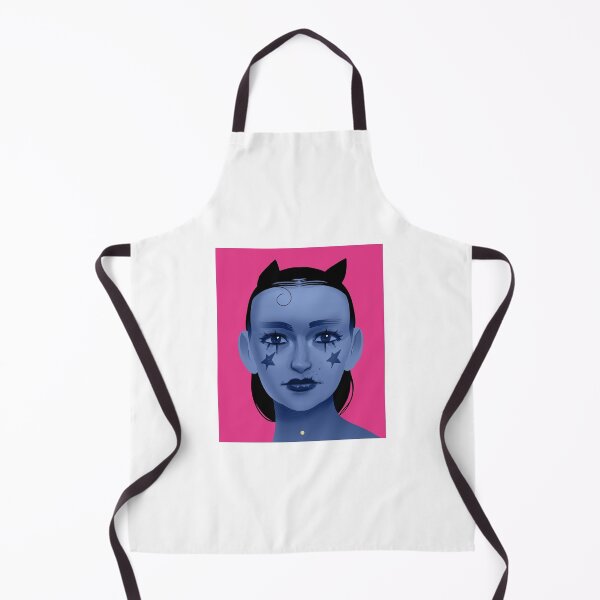 Item preview, Star Face Portrait Blue Devil Illustration designed and sold by Brokenfinger.