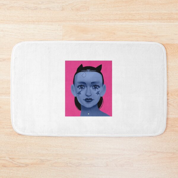 Item preview, Star Face Portrait Blue Devil Illustration designed and sold by Brokenfinger.