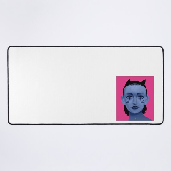 Item preview, Star Face Portrait Blue Devil Illustration designed and sold by Brokenfinger.