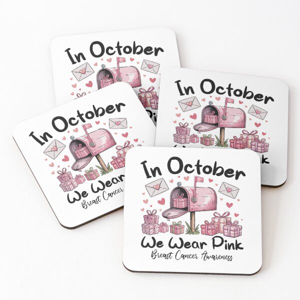 Item preview, In October We Wear Pink Breast Cancer Awareness  | Postal Worker Pink Ribbon | USPS Support Gift designed and sold by 76Valeria.