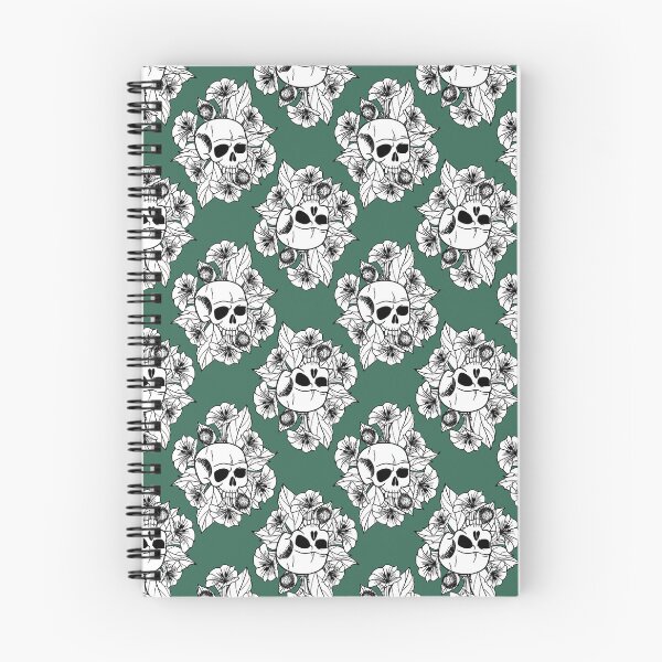 Item preview, Datura Skull Green Tile designed and sold by Moonlit Datura.