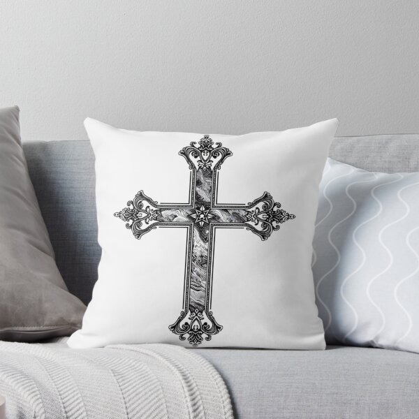 Item preview, Minimalist Gothic Design - Elegant Ornamental Cross designed and sold by FRADEX STORE.