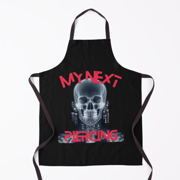 Item preview, My Next Piercing X-Ray Skull | Alternative Goth Punk Body Art Design designed and sold by Genius Geek.