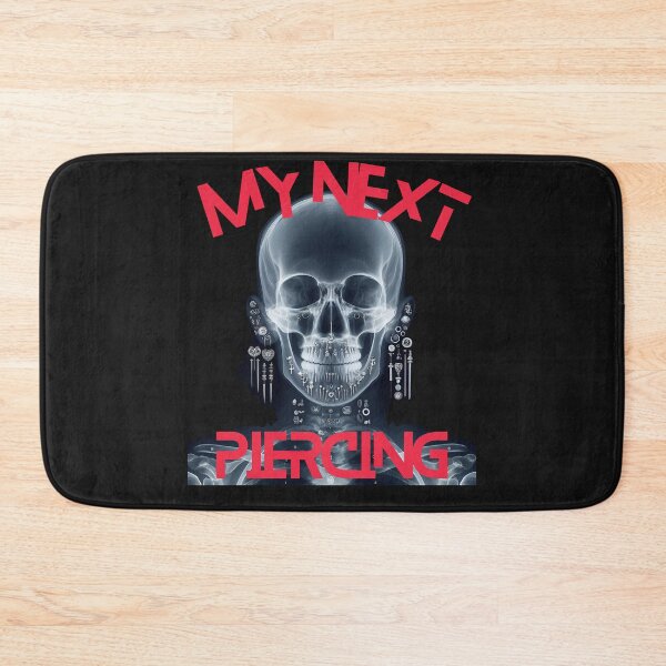 Item preview, My Next Piercing X-Ray Skull | Alternative Goth Punk Body Art Design designed and sold by Genius Geek.