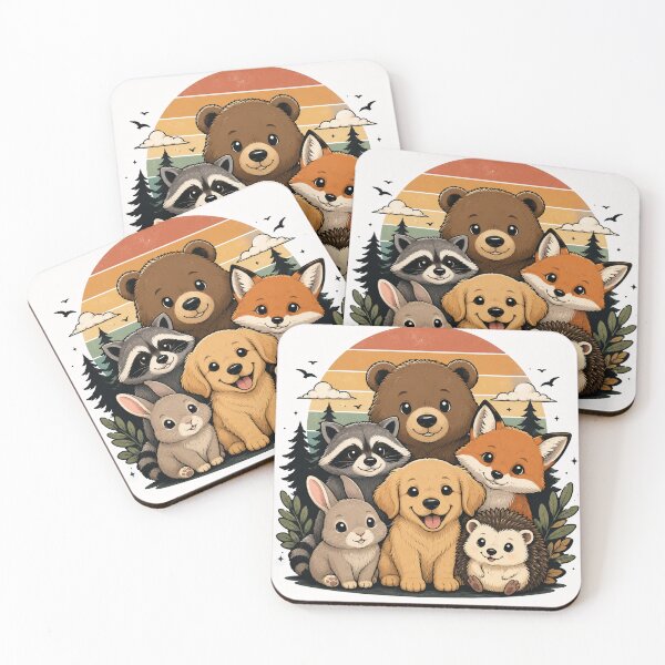 Item preview, Woodland Friends – Cute Forest Animals Vintage designed and sold by AndGarciart.