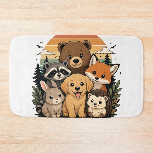 Item preview, Woodland Friends – Cute Forest Animals Vintage designed and sold by AndGarciart.