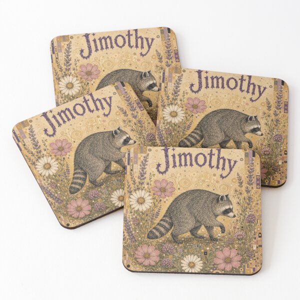 Item preview, Jimothy Raccoon in Golden Wildflowers designed and sold by Rohan132.