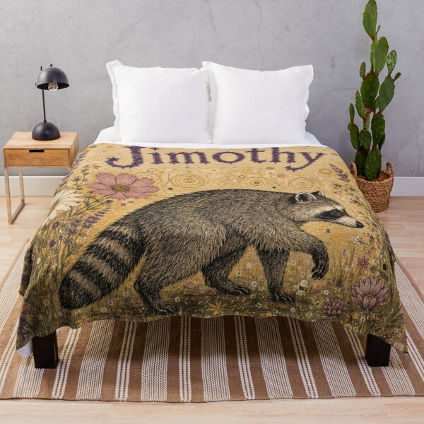 Item preview, Jimothy Raccoon in Golden Wildflowers designed and sold by Rohan132.