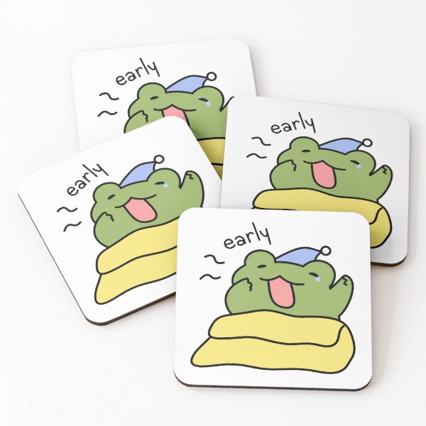 Item preview, Sleepy Kawaii Frog designed and sold by FrogNotDog.