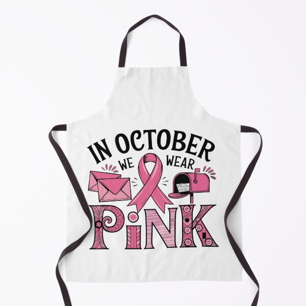 Item preview, In October We Wear Pink Breast Cancer Awareness | Postal Worker Pink Ribbon | USPS Support Gift designed and sold by 76Valeria.